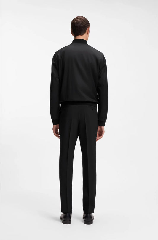 ZIP-UP JACKET IN VIRGIN-WOOL SERGE