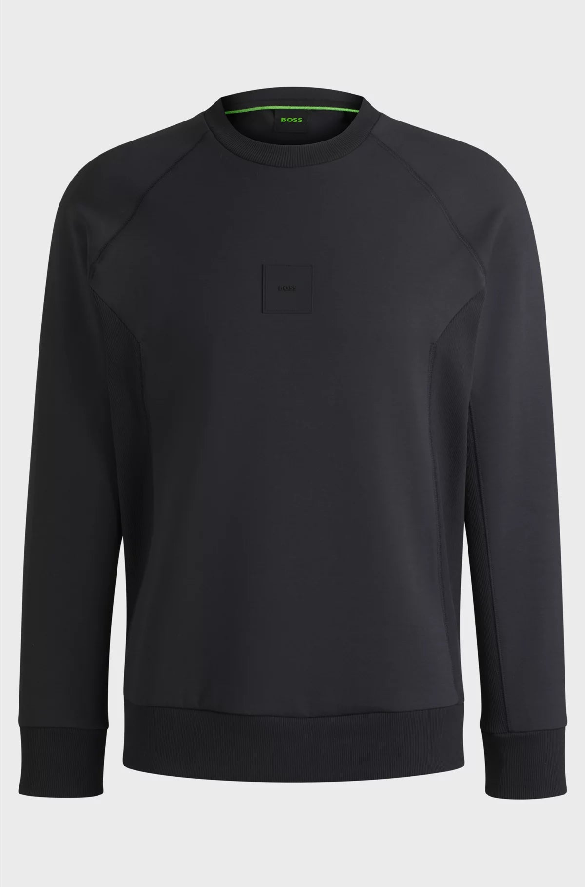COTTON-BLEND SWEATSHIRT WITH STRETCH