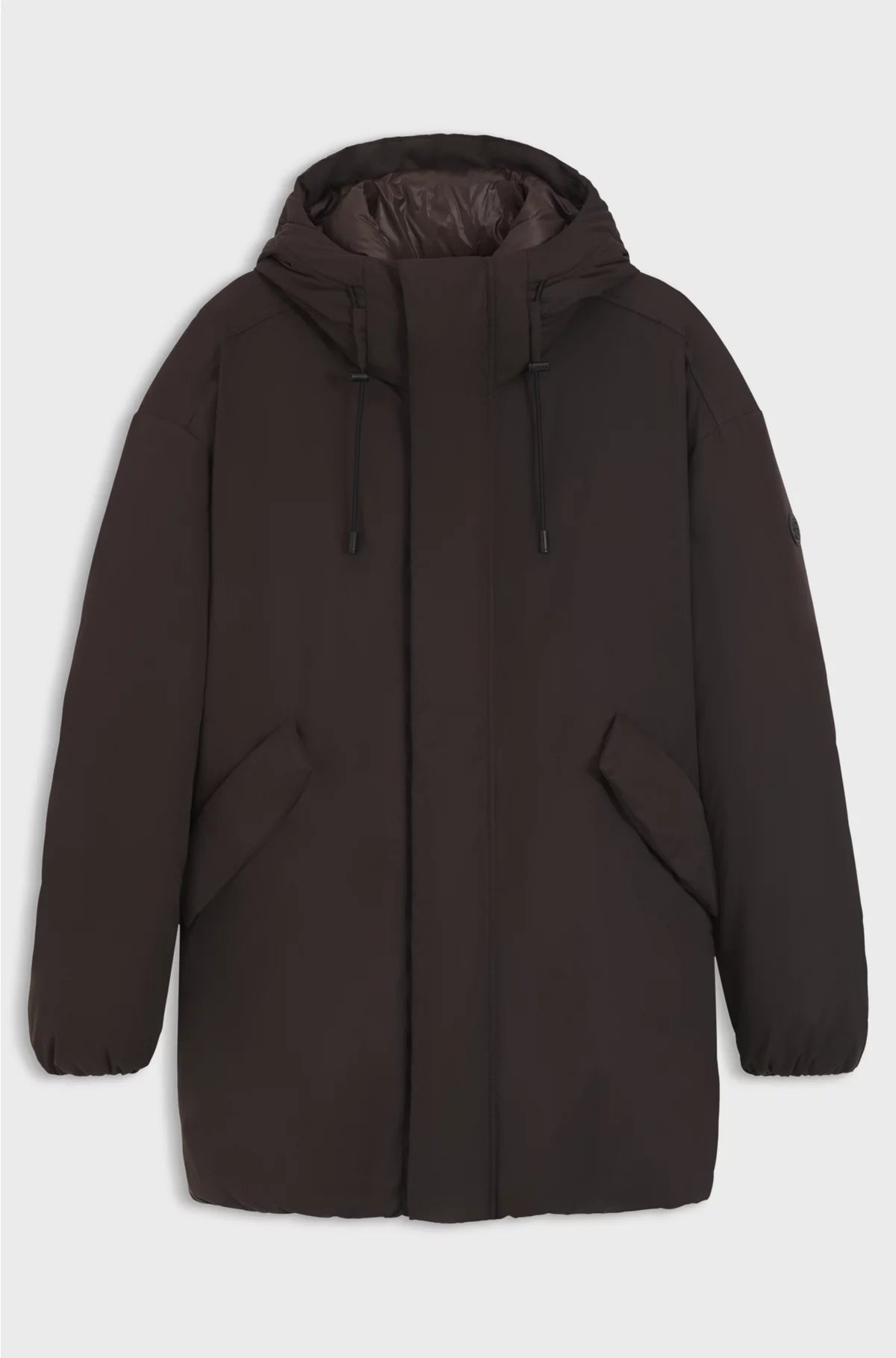 WATER-REPELLENT JACKET IN PEACHED MICROFIBRE