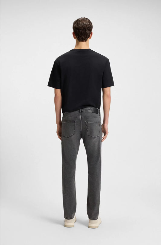 DELAWARE SLIM-FIT JEANS IN GREY COMFORT-STRETCH DENIM