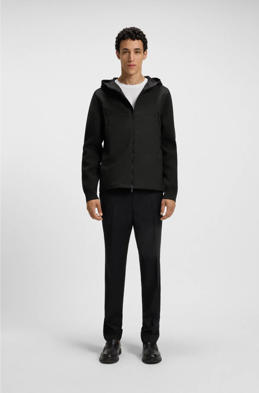 REGULAR-FIT HOODED JACKET WITH WEATHER PROTECTION