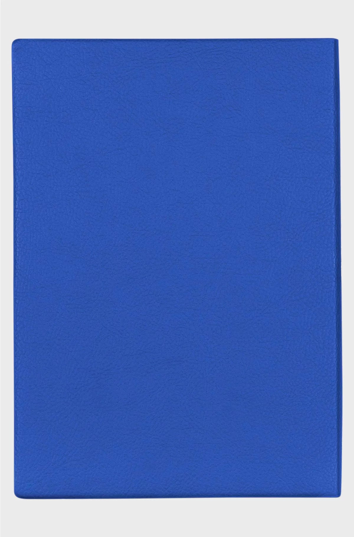 A5 NOTEBOOK IN BLUE FAUX LEATHER