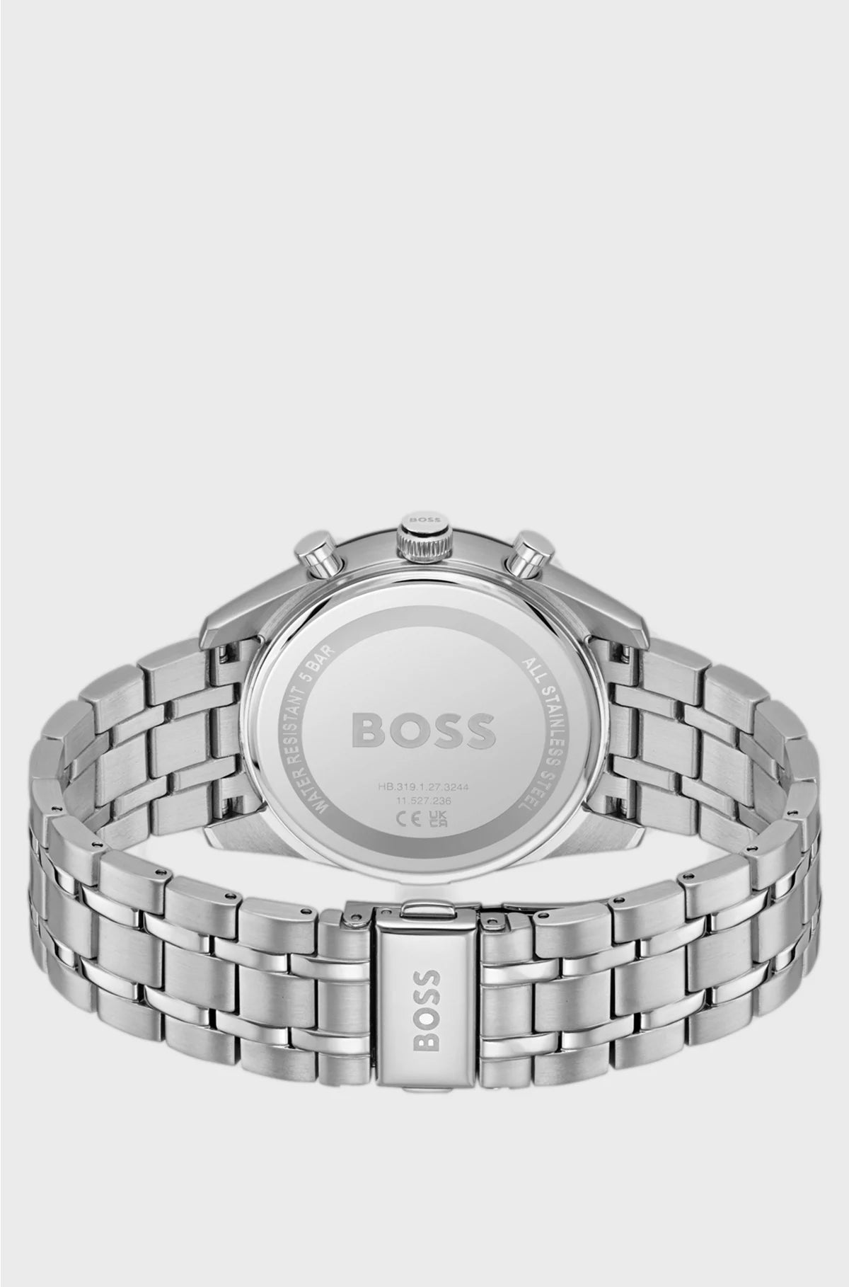 TOURMASTER BLUE-DIAL WATCH WITH MULTI-LINK BRACELET