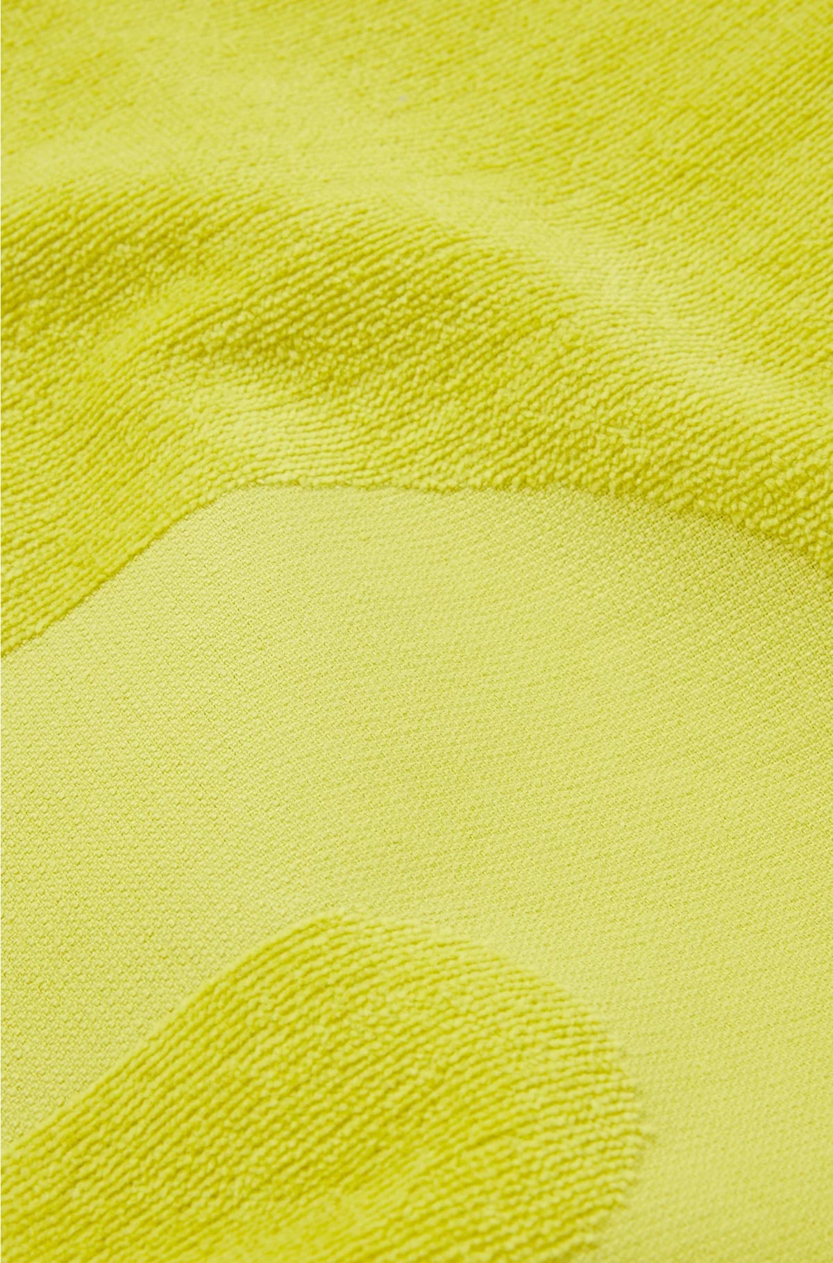 COTTON-VELVET BEACH TOWEL WITH SCULPTED LOGO