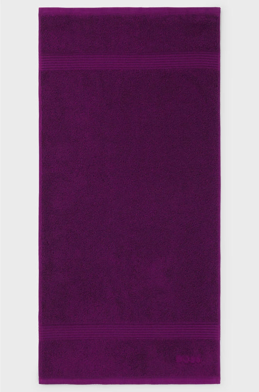LOGO HAND TOWEL IN AEGEAN COTTON