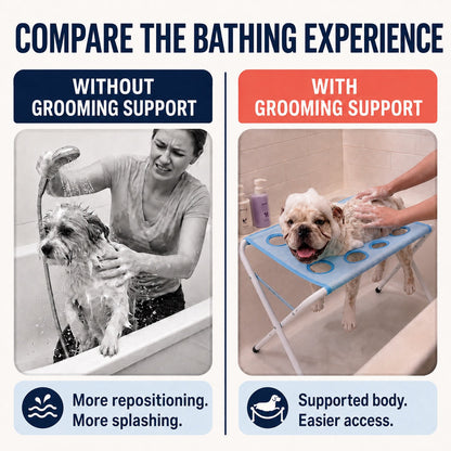 Foldable Pet Grooming Hammock Stand