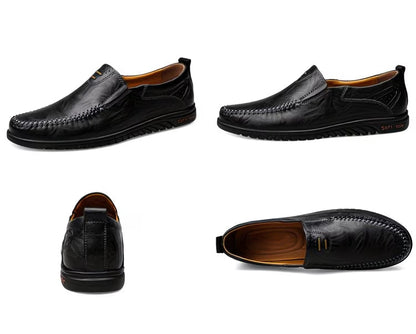 Men’s Genuine Cowhide Leather Comfort Loafers