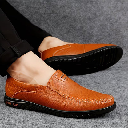 Men’s Genuine Cowhide Leather Comfort Loafers