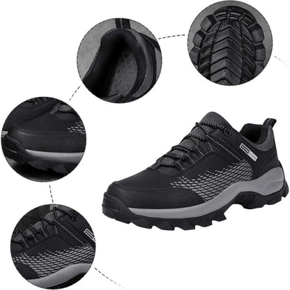 Men's Wear Resistant Waterproof Non-slip Anti-skid Anti-puncture Hiking Shoes Orthopedic Wide Toe Arch Support Walking Shoes