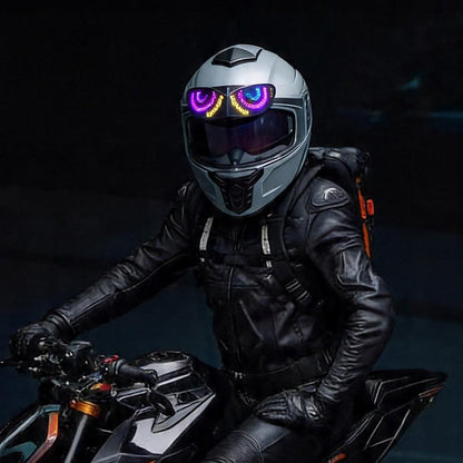 Smart LED Helmet Display