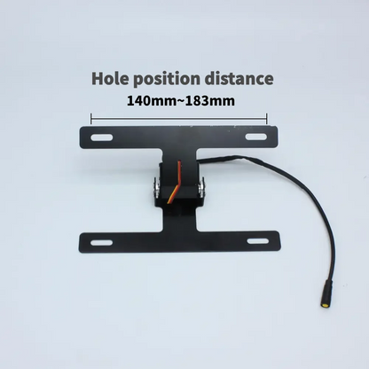 Electric Motorcycle License Plate Holder