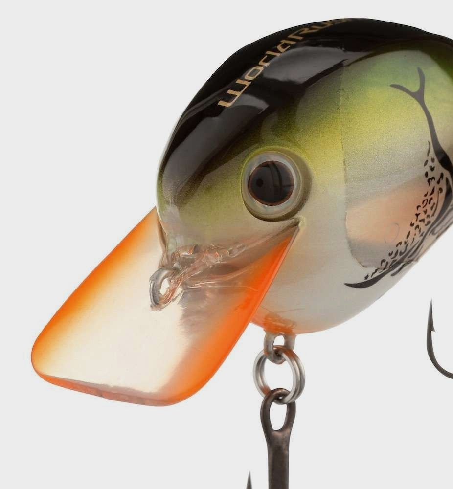 World Rush Square Bill Crankbait - Green Craw