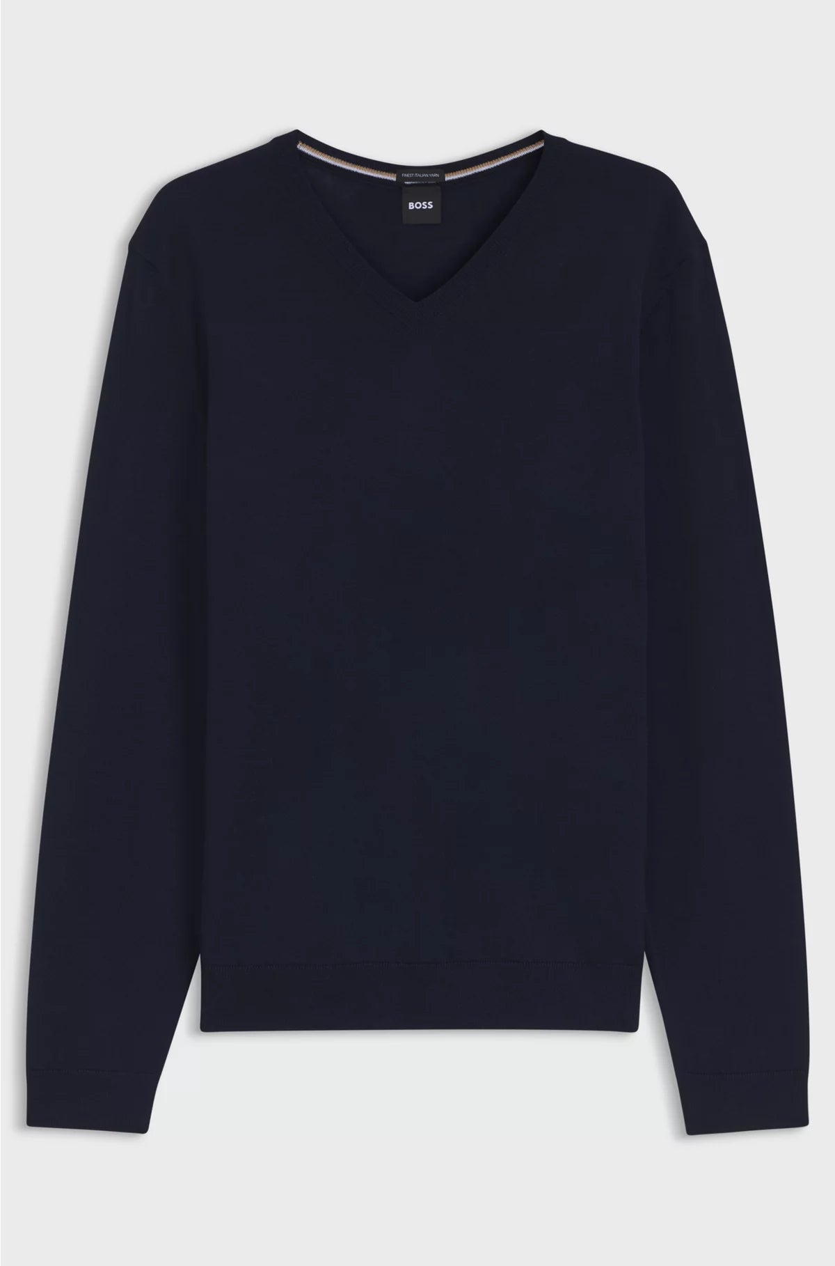 SLIM-FIT V-NECK SWEATER IN VIRGIN WOOL