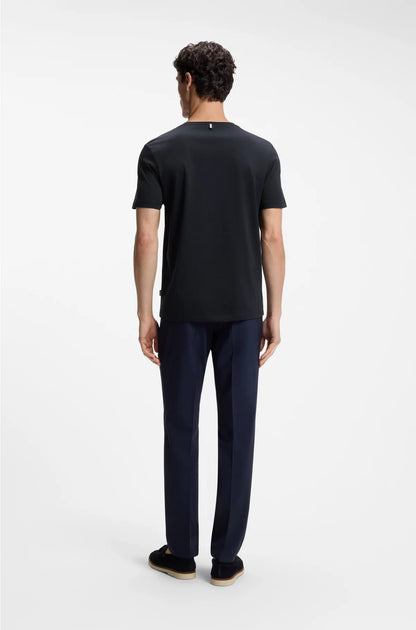 SLIM-FIT SHORT-SLEEVED T-SHIRT IN MERCERISED COTTON