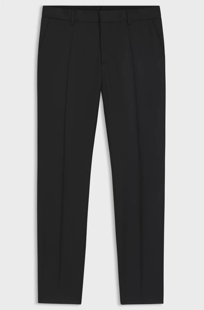 SLIM-FIT TROUSERS IN VIRGIN-WOOL SERGE