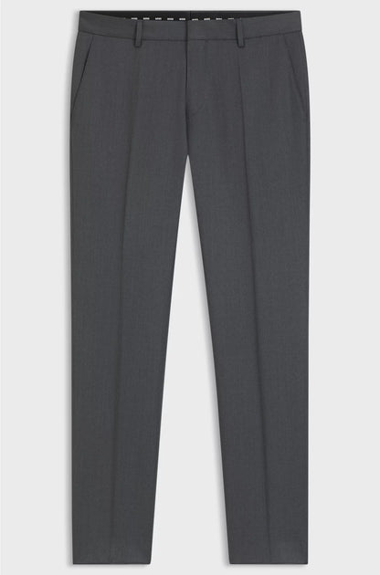 SLIM-FIT TROUSERS IN VIRGIN-WOOL SERGE