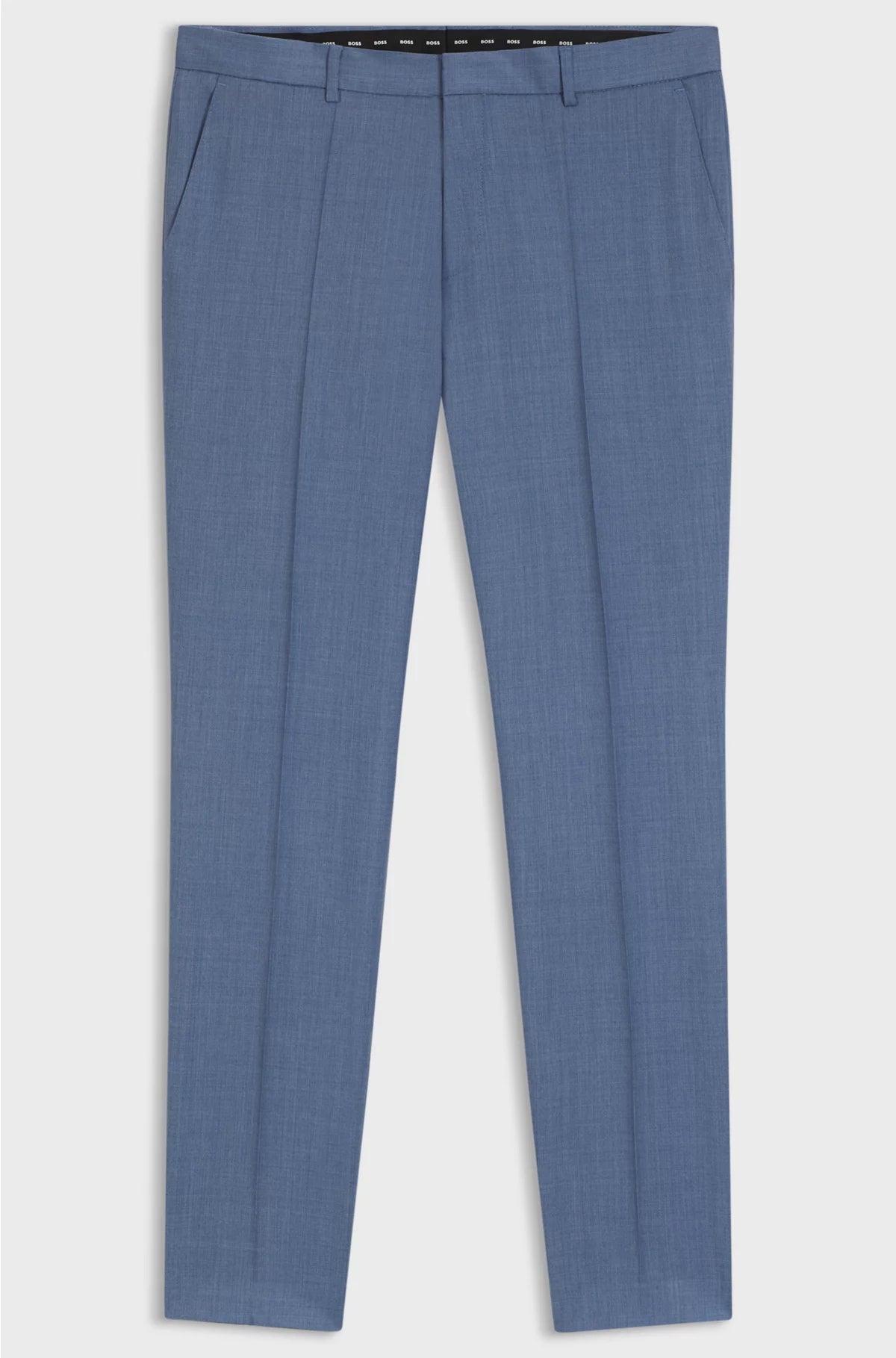 SLIM-FIT TROUSERS IN VIRGIN-WOOL SERGE