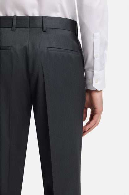REGULAR-FIT TROUSERS IN VIRGIN-WOOL SERGE