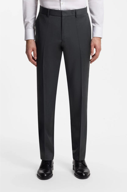 REGULAR-FIT TROUSERS IN VIRGIN-WOOL SERGE