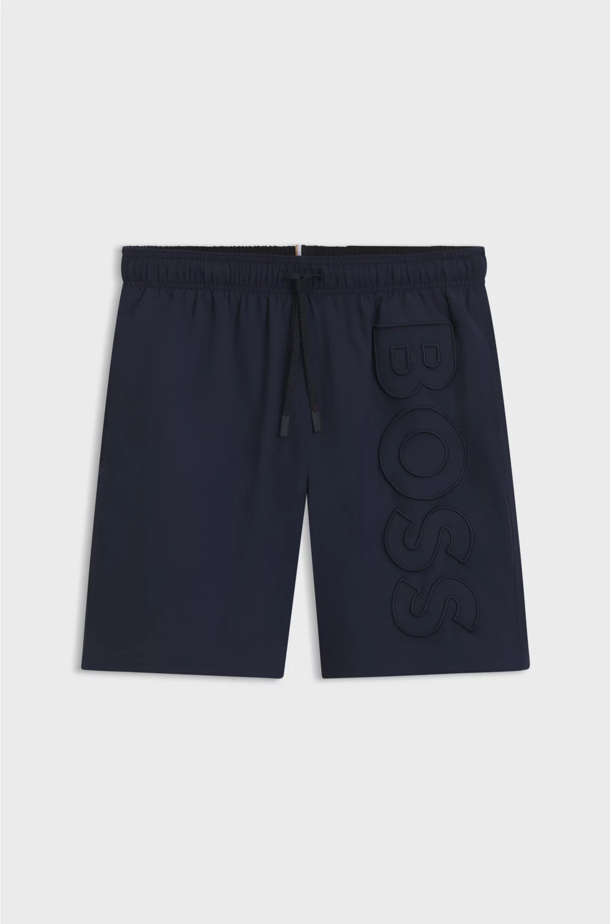 SWIM SHORTS WITH 3D EMBROIDERED LOGO