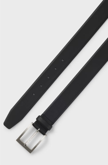 NAPPA-LEATHER BELT WITH PIN BUCKLE