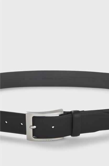 NAPPA-LEATHER BELT WITH PIN BUCKLE