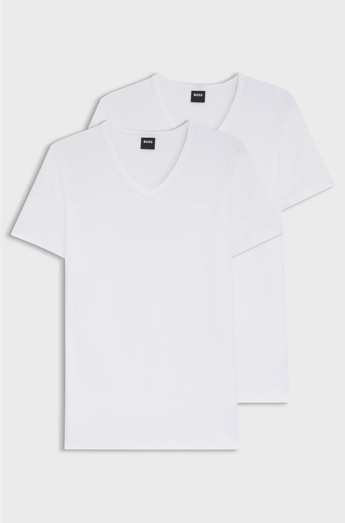 TWO-PACK OF SLIM-FIT T-SHIRTS IN STRETCH COTTON