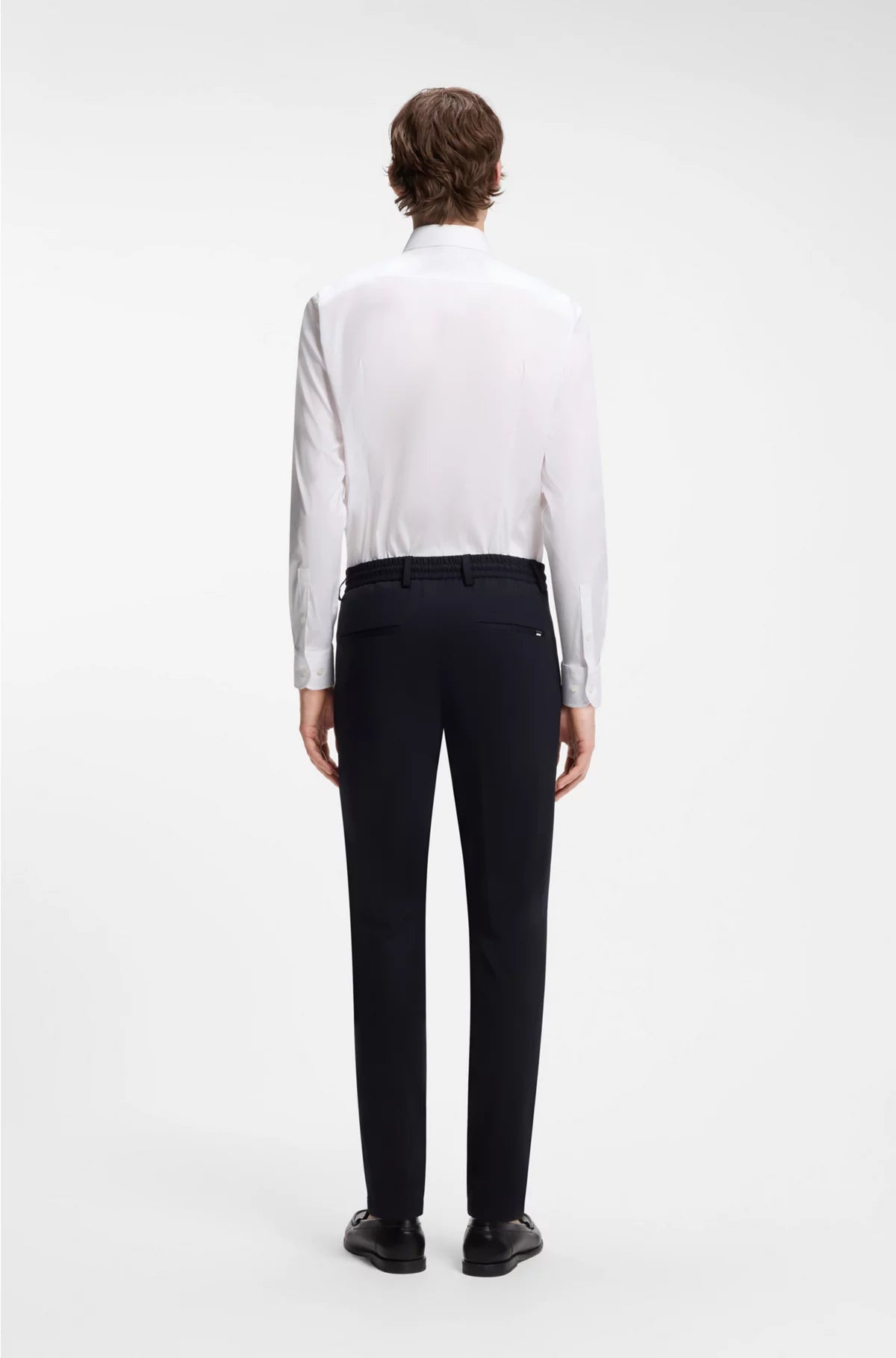 SLIM-FIT SHIRT IN EASY-IRON COTTON-BLEND POPLIN