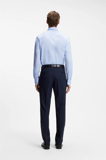 REGULAR-FIT SHIRT IN STRETCH-COTTON TWILL