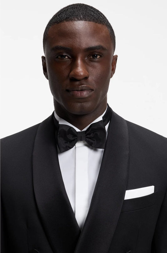 ITALIAN-MADE POCKET SQUARE IN EASY-IRON COTTON