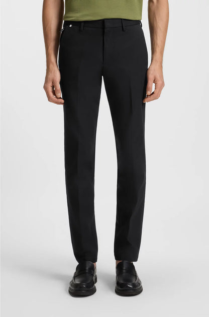 SLIM-FIT TROUSERS IN A STRETCH COTTON BLEND