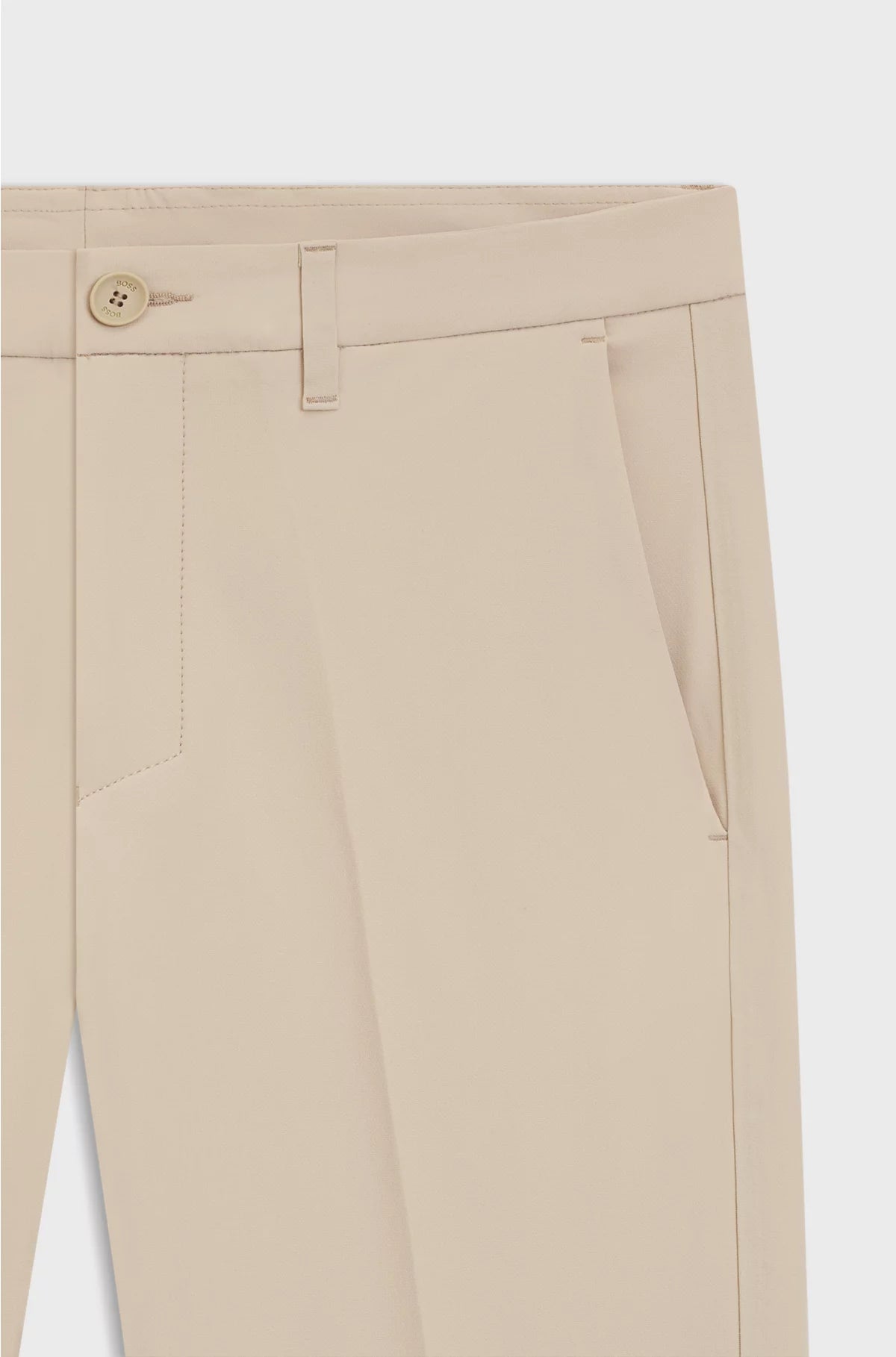 REGULAR-FIT TROUSERS IN WATER-REPELLENT STRETCH FABRIC