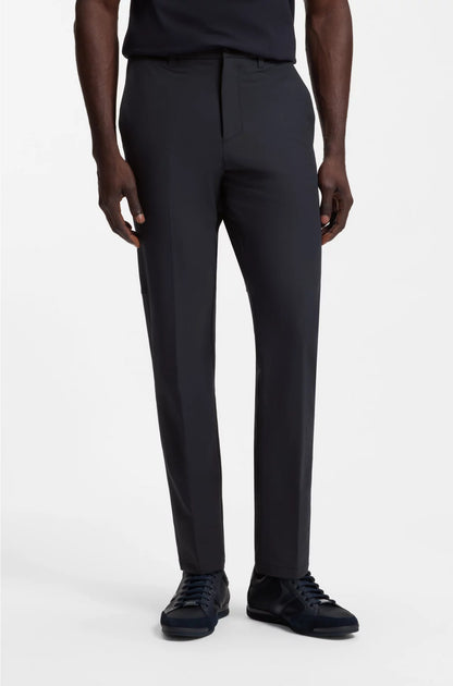 REGULAR-FIT TROUSERS IN WATER-REPELLENT STRETCH FABRIC