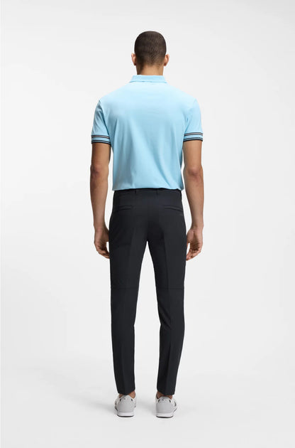 SLIM-FIT CHINOS IN EASY-IRON FOUR-WAY STRETCH FABRIC