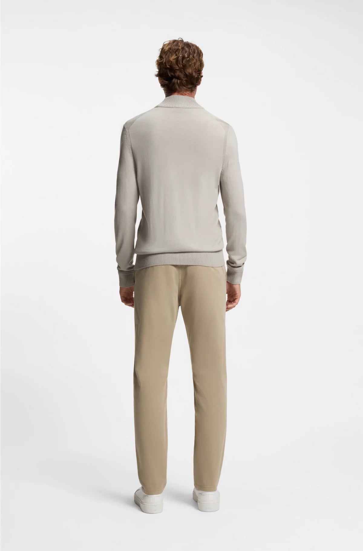 WOOL-BLEND ROLLNECK SWEATER WITH EMBROIDERED LOGO