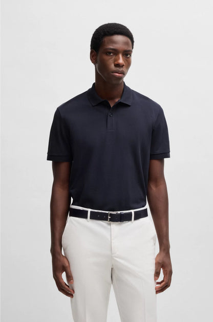 REGULAR-FIT POLO SHIRT IN COTTON PIQUE