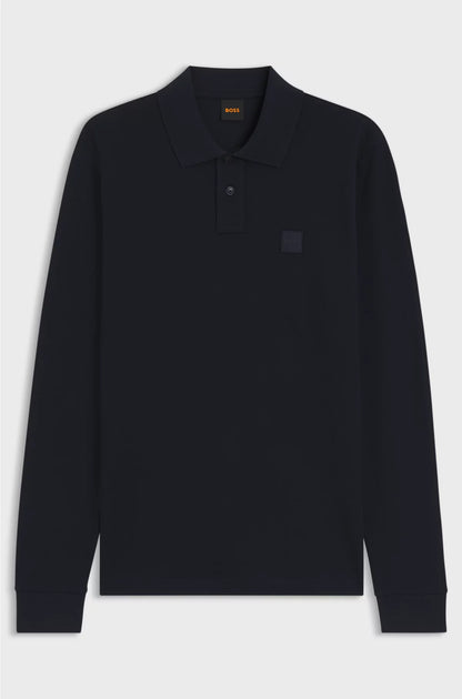SLIM-FIT POLO SHIRT IN STRETCH-COTTON PIQUE