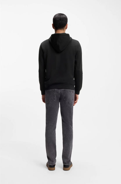 COTTON-TERRY HOODIE WITH LOGO PATCH
