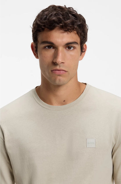 COTTON-JERSEY T-SHIRT WITH LOGO PATCH