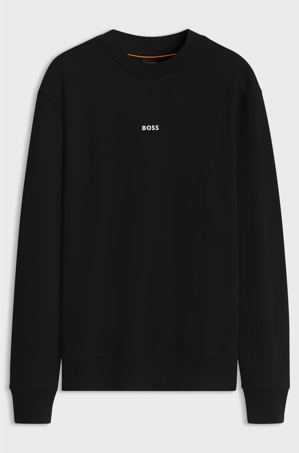 RELAXED-FIT SWEATSHIRT IN COTTON TERRY WITH CONTRAST LOGO
