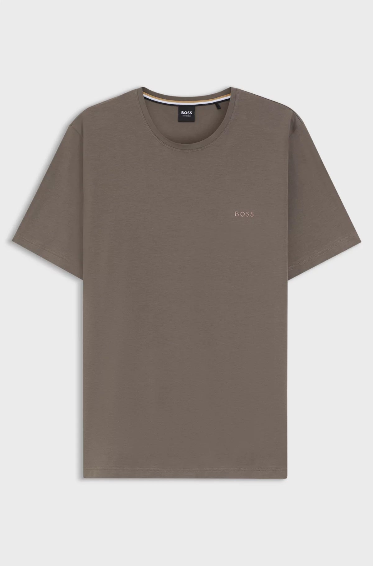 EMBROIDERED-LOGO T-SHIRT IN STRETCH COTTON