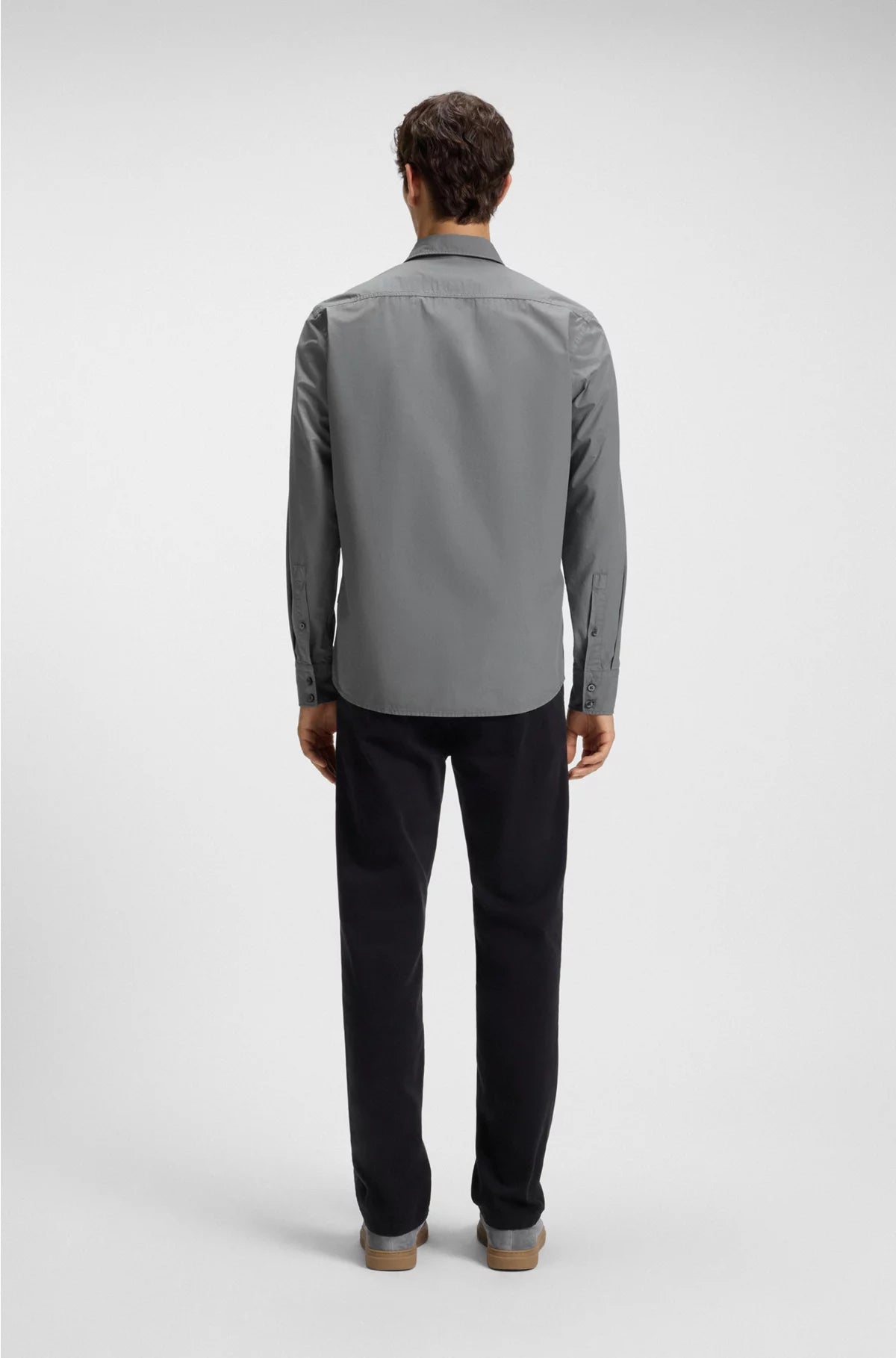 REGULAR-FIT SHIRT IN COTTON POPLIN