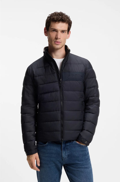 WATER-REPELLENT REGULAR-FIT JACKET WITH LOGO DETAIL