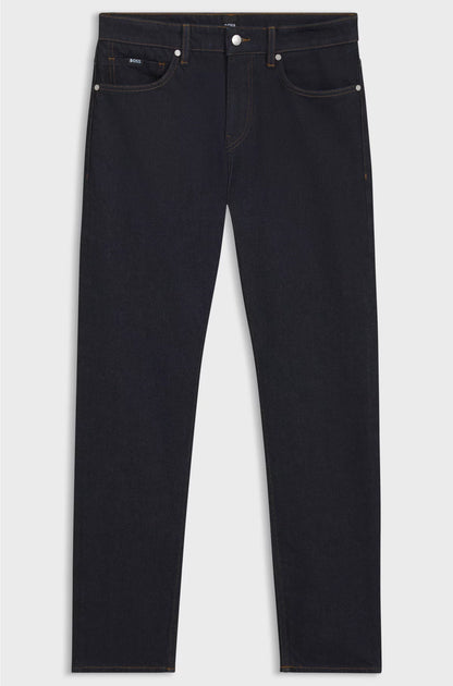 DELAWARE SLIM-FIT JEANS IN DARK-BLUE STRETCH DENIM