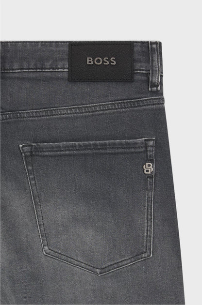 DELAWARE SLIM-FIT JEANS IN SUPER-SOFT GREY DENIM