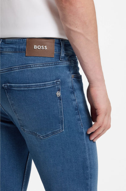 DELAWARE SLIM-FIT JEANS IN SUPER-SOFT BLUE DENIM