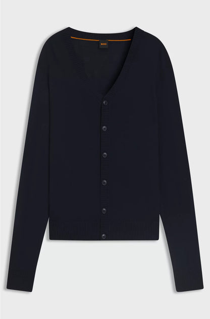 REGULAR-FIT CARDIGAN IN A WOOL BLEND