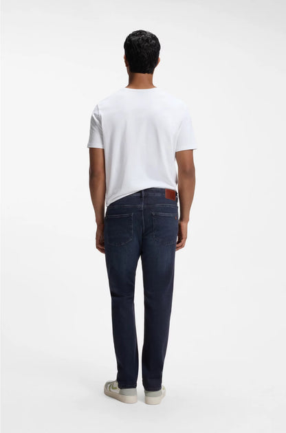 DELAWARE SLIM-FIT JEANS IN PURE-BLUE COMFORT-STRETCH DENIM