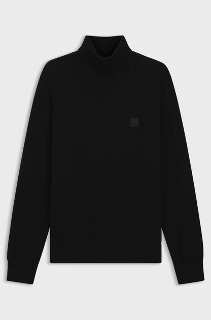 ROLLNECK SWEATER IN COTTON AND CASHMERE