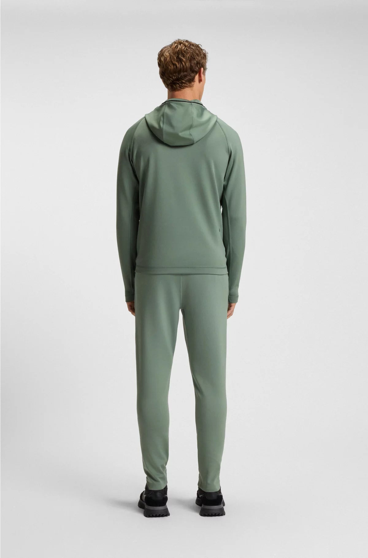 ZIP-UP HOODIE WITH REFLECTIVE BRANDING